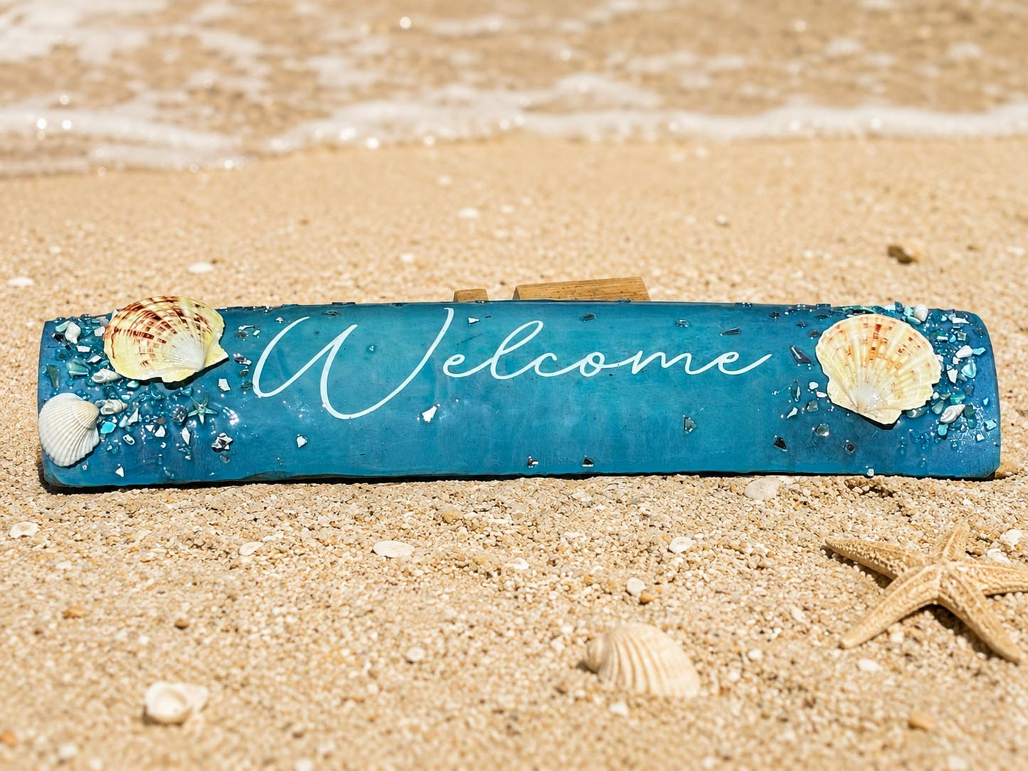 Handmade Coastal Bamboo Signs | Beach House Wall Décor