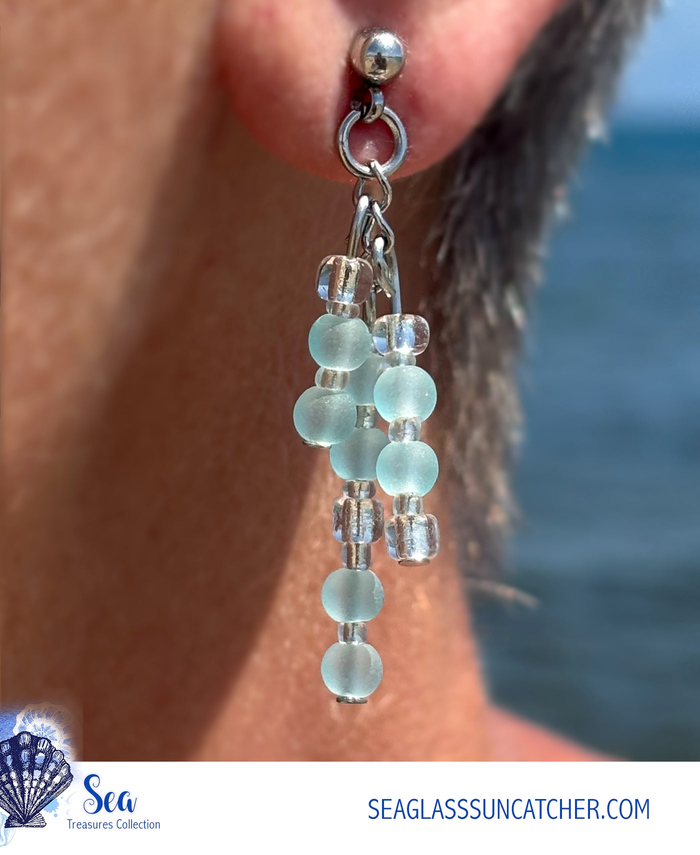 Sea Water Earrings