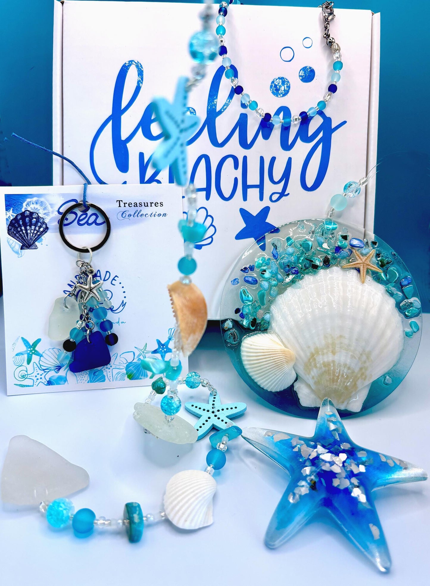 Beach Gift Box, Beach Lover Gift, Feeling Beachy Gift Box, Beach Girl , Island Girl.