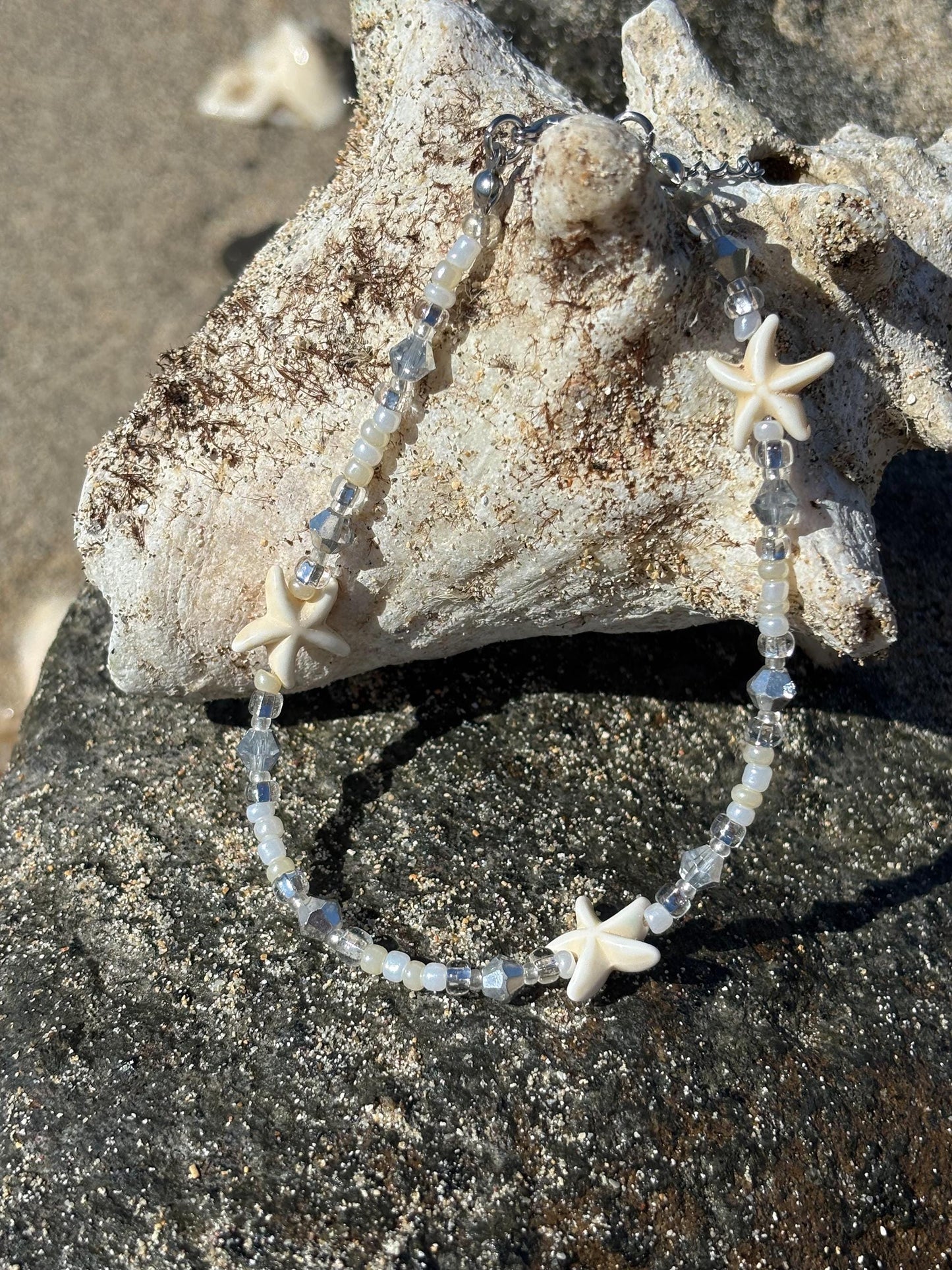 Beach Starfish Anklet, Beach Wedding, Ocean Lovers, Gift for every Beach Girl