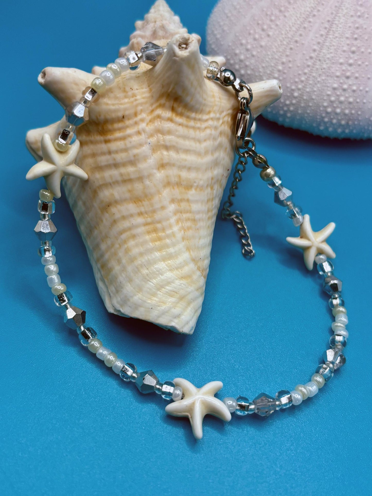 Beach Starfish Anklet, Beach Wedding, Ocean Lovers, Gift for every Beach Girl