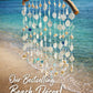 Ocean Harmony Genuine Sea Glass Wind Chime