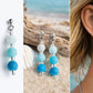 Crackle Agate Earrings – Handmade Coastal Earrings
