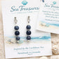 Crackle Agate Earrings – Handmade Coastal Earrings