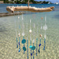 Caribbean Sparkle Driftwood Wind Chime – Sea Glass & Shells