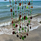 Emerald Bamboo Sea Glass Chime