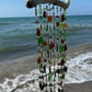 Emerald Bamboo Sea Glass Chime