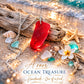 Rare Red Sea Glass Necklace
