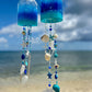 Rum Bottle Beach Wind Chime handcrafted