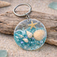 Beach Handbag Charms & Keyrings – Handmade Resin Beach Gifts