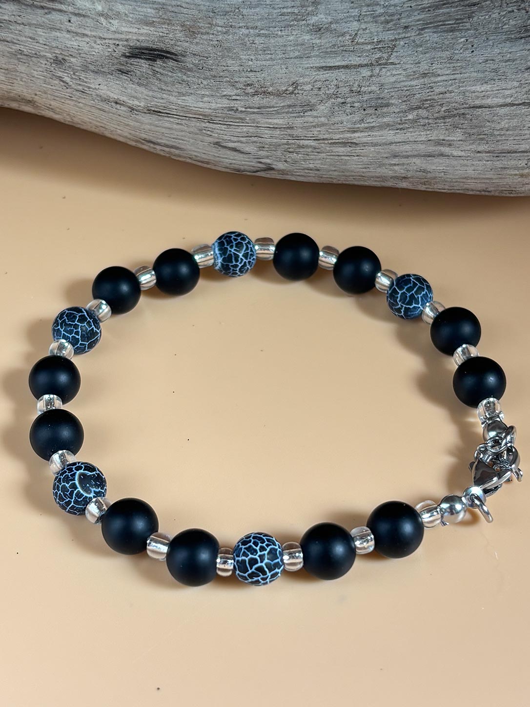 Crackle Agate Collection Bracelet