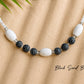 Crackle Agate Beaded Necklace – Handmade Coastal Beach Jewellery