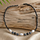Crackle Agate Beaded Necklace – Handmade Coastal Beach Jewellery