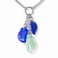 Genuine Sea Glass Necklace – Ocean Blue & Soft Aqua (One of a Kind)