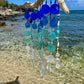 Colors of the Sea - Wind Chime with sea glass & shells