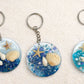 Beach Handbag Charms & Keyrings – Handmade Resin Beach Gifts