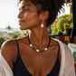 Crackle Agate Beaded Necklace – Handmade Coastal Beach Jewellery