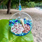 Beach Christmas Tropical Ornament - Beach Suncatcher - Ocean Ornament - Beach Lover Gift - Beach Art