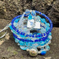 Spiral Beaded Wind Spinner & Sun Catcher - Garden or Patio Decor