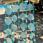 Capiz Shell wind chime with shells, glass beads on Driftwood.  Gift for Beach Lovers