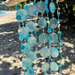 Capiz Shell wind chime with shells, glass beads on Driftwood.  Gift for Beach Lovers