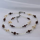 Starfish Delight Beachy Necklace and Anklet Set