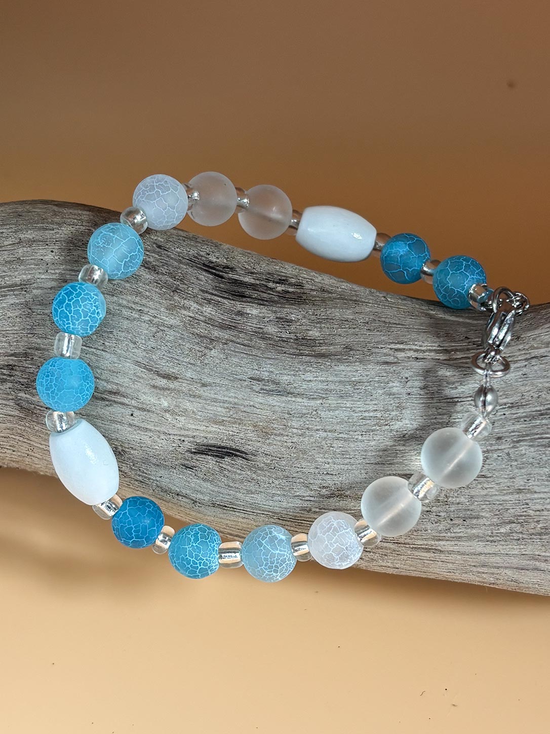 Crackle Agate Collection Bracelet