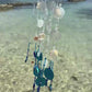 Caribbean Sparkle Driftwood Wind Chime – Sea Glass & Shells