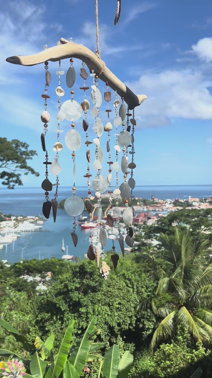 Video of sea glass sun catcher