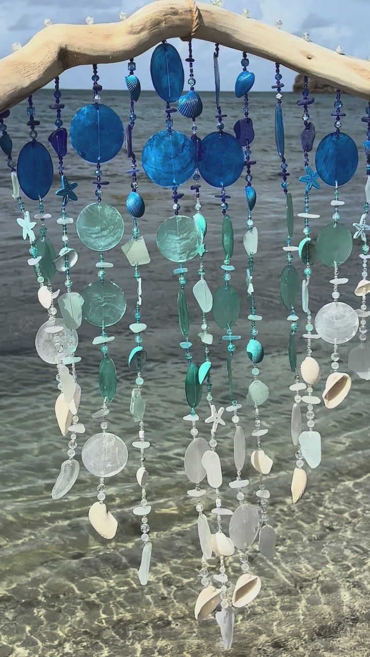 beach wind chime video