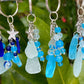 Handmade Sea Glass Keyring – Artisan Beach Charm
