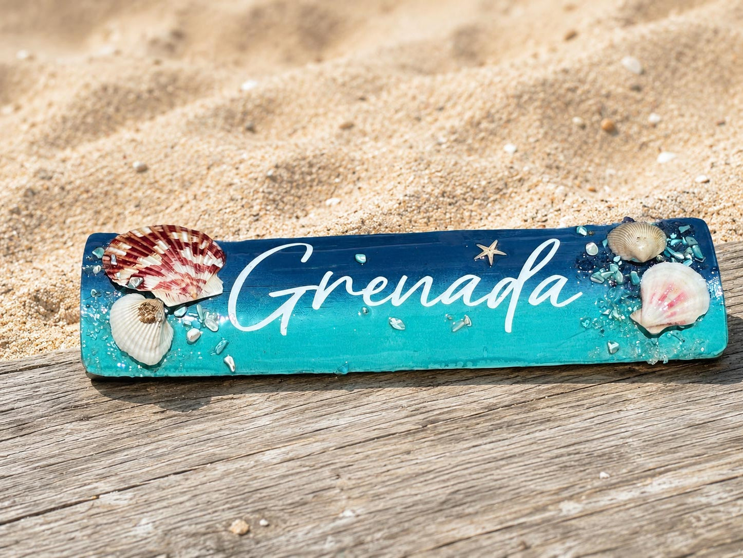Handmade Coastal Bamboo Signs | Beach House Wall Décor