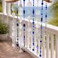 Tropical Wind Chime & Sun Catcher with Capiz shells, glass beads, crystals on Driftwood.