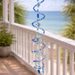 Spiral Beaded Wind Spinner & Sun Catcher - Garden or Patio Decor