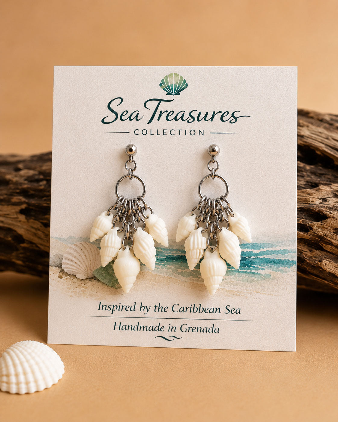Delicate Whispering Shell Earrings