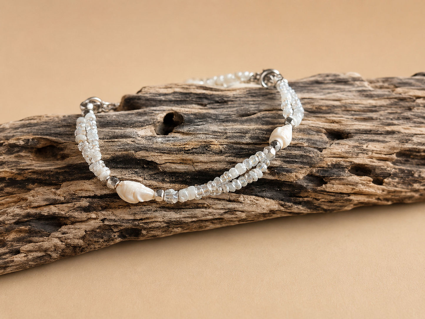 Whispering Shell Anklet & Bracelet