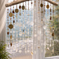 White, Brown Sea Glass Wind Chime